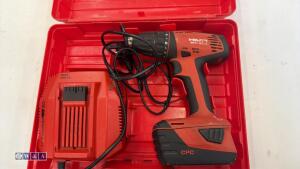 HILTI SFC-22A cordless drill c/w case (3230717)