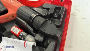HILTI DX5 cordless nail gun c/w case (3343144) - 2