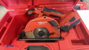 HILTI SCM22A cordless circular saw c/w case (3296540)