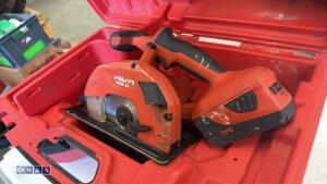 HILTI SCM22A cordless circular saw c/w case (3296540) - 4