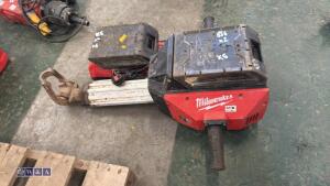 MILWAUKEE MXFUEL breakers c/w 2 x batteries - 6