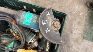 6 x MAKITA 110v grinders - 2