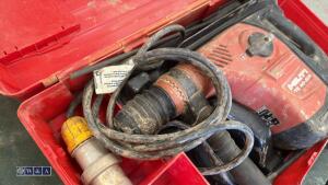 HILTI TE40 110v drill c/w case - 2