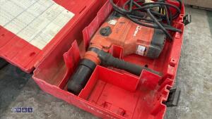 HILTI TE56 110v breaker c/w case - 3
