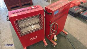 2 x ELITE HEAT 110v heaters (3406775)(3393450)