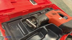 HILTI WSR36A cordless reciprocating saw c/w case & C 4/36-MC4 charger (HT0031034) - 3