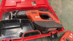 HILTI WSR36A cordless reciprocating saw c/w case & C 4/36-MC4 charger (HT0031034) - 4
