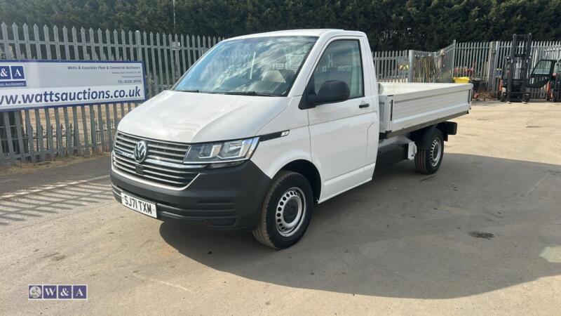 Volkswagen vw transporter t6 flat bed pickup