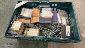 Tray of RAWLPLUG bolts