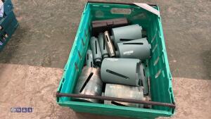 Tray of core drill bits - 3