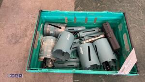 Tray of core drill bits - 4