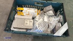 Tray of door handles, locks etc - 2