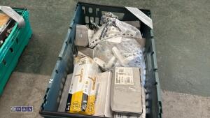 Tray of door handles, locks etc - 3