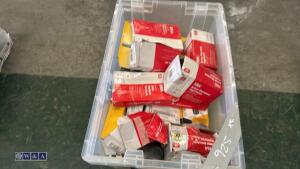Box of ironmongery handles, locks & levers - 4