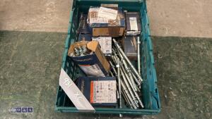 Tray of RAWL bolts - 2
