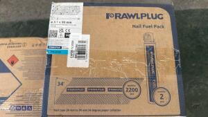 5 x boxes of RAWPLUG Nails - 5