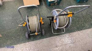 HOZELOCK & TITAN 40m hose reel c/w wheels