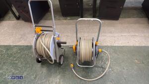 HOZELOCK & TITAN 40m hose reel c/w wheels - 2
