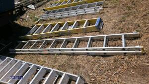 Aluminium double extendable ladder - 2