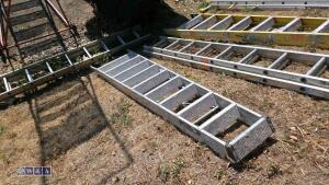 Aluminium stepladder