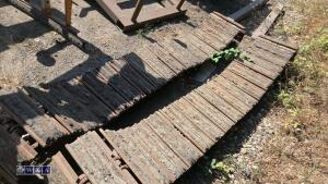 Pair of 8t steel tracks - 4