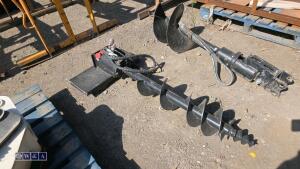 Hydraulic auger c/w lines - 3