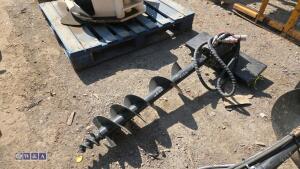 Hydraulic auger c/w lines - 4