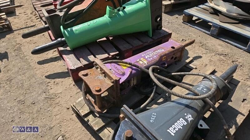 PRODEM PRB010 machine breaker c/w lines (35mm pins)
