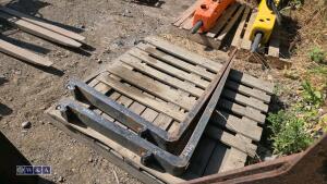 JCB teletruck forklift tines - 3