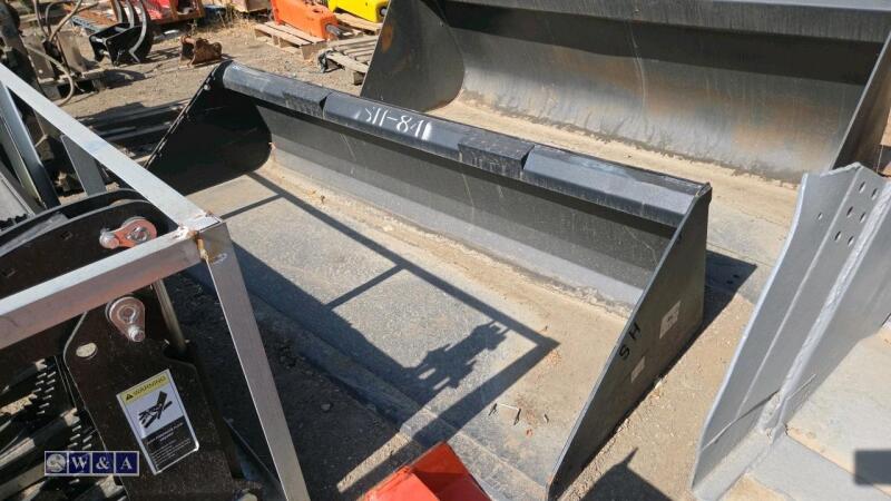 Approximately 84'' skid steer rock bucket (SH-84)