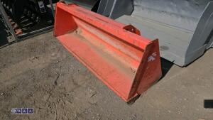 Front loading bucket to suit Kubota (approx 6ft long) - 2