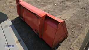 Front loading bucket to suit Kubota (approx 6ft long) - 4