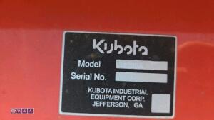Front loading bucket to suit Kubota (approx 6ft long) - 5