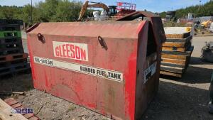 2200ltr steel bunded diesel tank c/w manual pump - 2