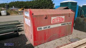 2200ltr steel bunded diesel tank c/w manual pump - 3