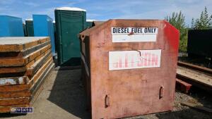 2200ltr steel bunded diesel tank c/w manual pump - 4