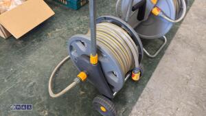 HOZELOCK & TITAN 40m hose reel c/w wheels - 3