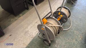 HOZELOCK & TITAN 40m hose reel c/w wheels - 4