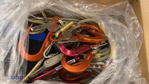 Bag of fall arrestors & wire srops - 3