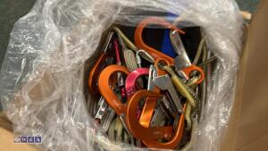 Bag of fall arrestors & wire srops - 4