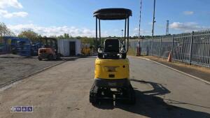 2026 STRV SV20R rubber tracked excavator (s/n: E02052) with bucket, blade, piped & thumb - 4