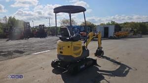 2026 STRV SV20R rubber tracked excavator (s/n: E02052) with bucket, blade, piped & thumb - 5