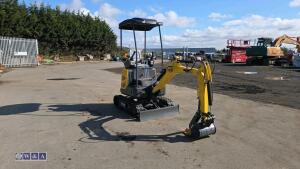 2026 STRV SV20R rubber tracked excavator (s/n: E02052) with bucket, blade, piped & thumb - 7
