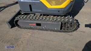 2026 STRV SV20R rubber tracked excavator (s/n: E02052) with bucket, blade, piped & thumb - 9