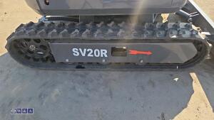 2026 STRV SV20R rubber tracked excavator (s/n: E02052) with bucket, blade, piped & thumb - 12