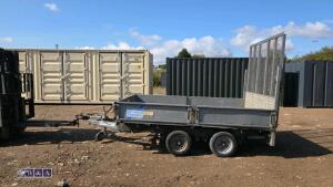 IFOR WILLIAMS LM187G 10ft c/w ramp sides & winch - 2