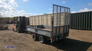 IFOR WILLIAMS LM187G 10ft c/w ramp sides & winch - 3