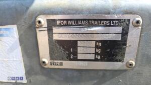 IFOR WILLIAMS LM187G 10ft c/w ramp sides & winch - 17