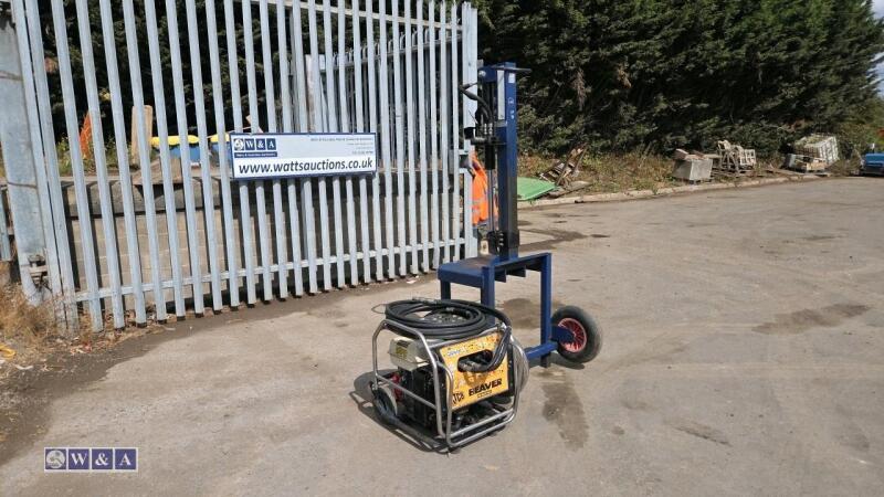 Log splitter and beaver pack