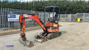 Kubota u17-3 c/w red key 3 buckets
